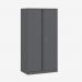 Bisley 800mm wide Essentials Office Cupboard (3 shelves) Anthracite Grey