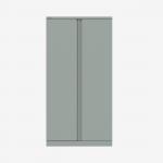Bisley 800mm wide Essentials Office Cupboard (3 shelves) Bisley Silver