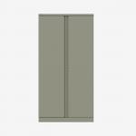 Bisley 800mm wide Essentials Office Cupboard (3 shelves) Goose Grey