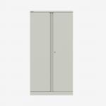 Bisley 800mm wide Essentials Office Cupboard (3 shelves) Light Grey
