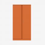 Bisley 800mm wide Essentials Office Cupboard (3 shelves) Bisley Orange