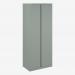 Bisley 800mm wide Essentials Office Cupboard (4 shelves) Bisley Silver