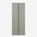 Bisley 800mm wide Essentials Office Cupboard (4 shelves) Goose Grey