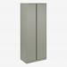 Bisley 800mm wide Essentials Office Cupboard (4 shelves) Goose Grey