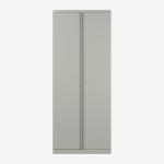 Bisley 800mm wide Essentials Office Cupboard (4 shelves) Light Grey