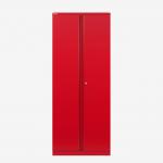 Bisley 800mm wide Essentials Office Cupboard (4 shelves) Cardinal Red