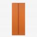 Bisley 800mm wide Essentials Office Cupboard (4 shelves) Bisley Orange