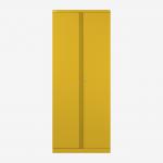 Bisley 800mm wide Essentials Office Cupboard (4 shelves) Yellow