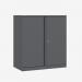 Bisley 914mm wide Essentials Office Cupboard (1 shelf) Anthracite Grey