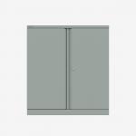 Bisley 914mm wide Essentials Office Cupboard (1 shelf) Bisley Silver