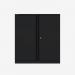 Bisley 914mm wide Essentials Office Cupboard (1 shelf) Black