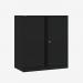Bisley 914mm wide Essentials Office Cupboard (1 shelf) Black