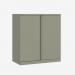 Bisley 914mm wide Essentials Office Cupboard (1 shelf) Goose Grey