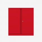 Bisley 914mm wide Essentials Office Cupboard (1 shelf) Cardinal Red