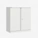 Bisley 914mm wide Essentials Office Cupboard (1 shelf) Traffic White