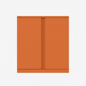 Bisley 914mm wide Essentials Office Cupboard 1 shelf Bisley Orange
