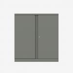 Bisley 914mm wide Essentials Office Cupboard (1 shelf) Slate