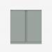 Bisley 914mm wide Essentials Office Cupboard (1 shelf) Bisley Silver