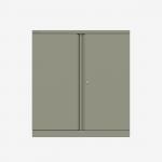 Bisley 914mm wide Essentials Office Cupboard (1 shelf) Goose Grey