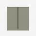 Bisley 914mm wide Essentials Office Cupboard (1 shelf) Goose Grey
