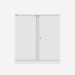 Bisley 914mm wide Essentials Office Cupboard (1 shelf) Traffic White