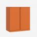 Bisley 914mm wide Essentials Office Cupboard (1 shelf) Bisley Orange