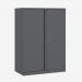 Bisley 914mm wide Essentials Office Cupboard (2 shelves) Anthracite Grey
