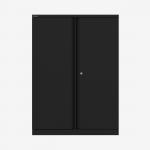 Bisley 914mm wide Essentials Office Cupboard (2 shelves) Black