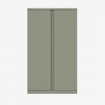 Bisley 914mm wide Essentials Office Cupboard (3 shelves) Goose Grey