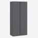 Bisley 914mm wide Essentials Office Cupboard (4 shelves) Anthracite Grey