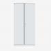 Bisley 914mm wide Essentials Office Cupboard (4 shelves) Chalk