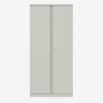 Bisley 914mm wide Essentials Office Cupboard (4 shelves) Light Grey