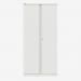 Bisley 914mm wide Essentials Office Cupboard (4 shelves) Traffic White
