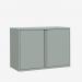Bisley 1000mm wide Essentials Office Cupboard (1 shelf) Bisley Silver