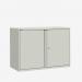 Bisley 1000mm wide Essentials Office Cupboard (1 shelf) Light Grey