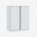 Bisley 1000mm wide Essentials Office Cupboard (1 shelf) Chalk