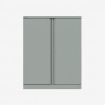 Bisley 1000mm wide Essentials Office Cupboard (1 shelf) Bisley Silver