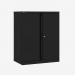 Bisley 1000mm wide Essentials Office Cupboard (1 shelf) Black