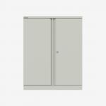Bisley 1000mm wide Essentials Office Cupboard (1 shelf) Light Grey