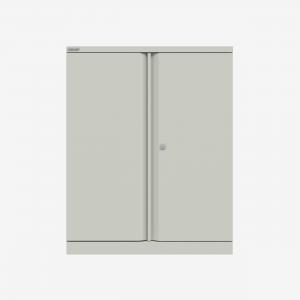 Bisley 1000mm wide Essentials Office Cupboard 1 shelf Light Grey