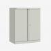 Bisley 1000mm wide Essentials Office Cupboard (1 shelf) Light Grey