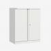 Bisley 1000mm wide Essentials Office Cupboard (1 shelf) Traffic White