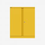 Bisley 1000mm wide Essentials Office Cupboard (1 shelf) Yellow