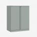 Bisley 1000mm wide Essentials Office Cupboard (1 shelf) Bisley Silver