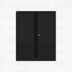 Bisley 1000mm wide Essentials Office Cupboard (1 shelf) Black
