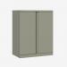 Bisley 1000mm wide Essentials Office Cupboard (1 shelf) Goose Grey