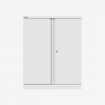 Bisley 1000mm wide Essentials Office Cupboard (1 shelf) Traffic White