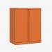 Bisley 1000mm wide Essentials Office Cupboard (1 shelf) Bisley Orange