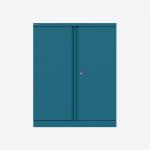 Bisley 1000mm wide Essentials Office Cupboard (1 shelf) Azure