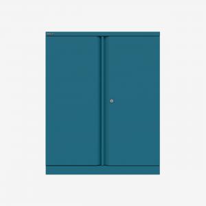Bisley 1000mm wide Essentials Office Cupboard 1 shelf Azure